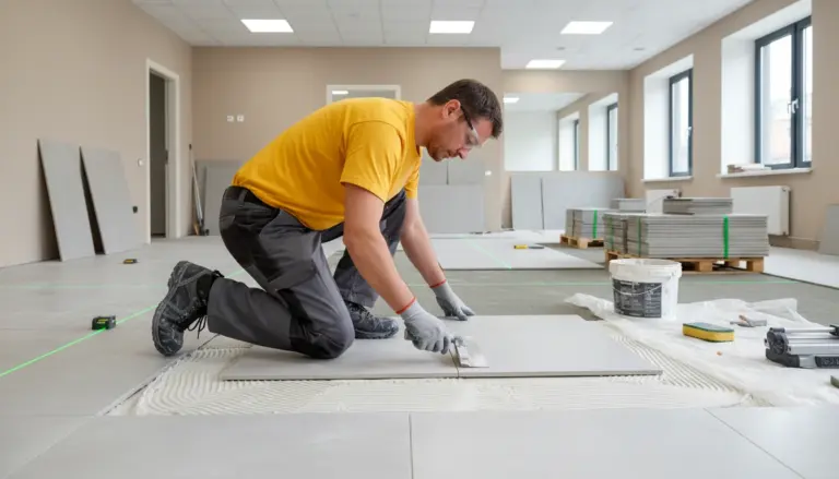 Ceramic tile installation