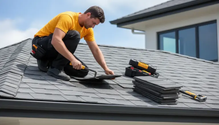 Damaged shingle repair