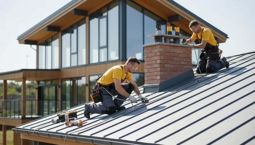 Chantilly Roofing flashing repair (chimney, wall, valley) services - Chantilly