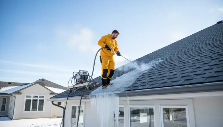 Ice dam repair